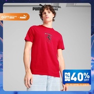 PUMA AUTO - เสื้อยืด Scuderia Ferrari Race Tonal สำหรับผู้ชาย สีแดง - 63018902