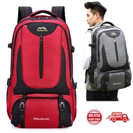 85L Beg Hiking Travel Backpack Large Capacity Backpack Travel Outdoor Bag Waterproof Mountain Bag (S