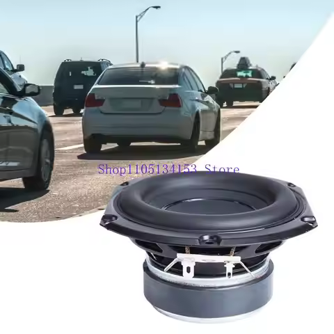 4Inch Subwoofer Speaker HiFi Home Sound Theater Bass Speaker 4ohm 25W DIY Home Theater Sound Music B