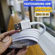 Infinix NOTE 30 PRO Cable Charger Fastcharging 68W ORIGINAL 100% 6 Ampere