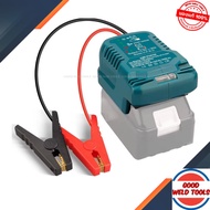 จัมส์สตาร์รถยนต์+แบต 1ก้อน เสียบแบต ขนาด 12V Jumper Cables อุปกรณ์เสริมรถยนต์ (แบตทรง MAKITA) ขนาด 1