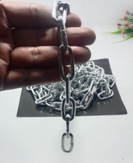 Harga Hemat !! 5 Meter Rantai Besi Kapal 3mm / Rante Gembok Pager / Rante Besi Gembok / Kunci Gembo