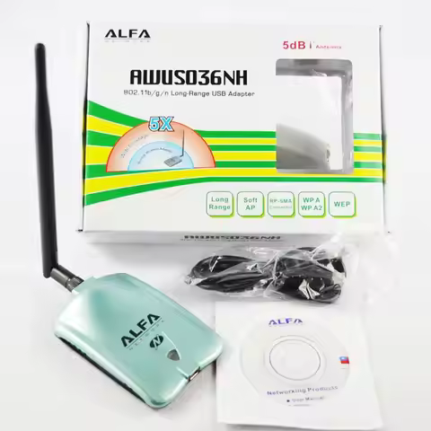 AWUS036NH Kali Network Card Cdlinux Ubuntu Drive-free USB Wireless Penetration Network Card