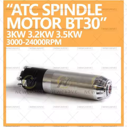 3KW 3.5KW BT30 ATC Spindle Motor CNC Automatic Tool Change Spindle Water Cooling Motor 220V 380V For