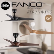 FANCO AERONAUTIC CEILING FAN (56 inches) DC MOTOR 3 BLADES