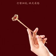 Ins New Chinese Style Chinese Style Lotus Red Bean Chinese Style Hairpin Hairpin Hairpin Headdress C