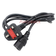 UK plug AC 100V-250V Power adapter To IEC C13 Kettle Lead Cable 2 3 Pin for PC Monitor TV electrical