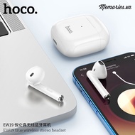 Headphone Hoco EW45 / EW46 Mèo Kute nhiều màu / S19 ENC chính hãng - Tai nghe không dây dạng móc vàn
