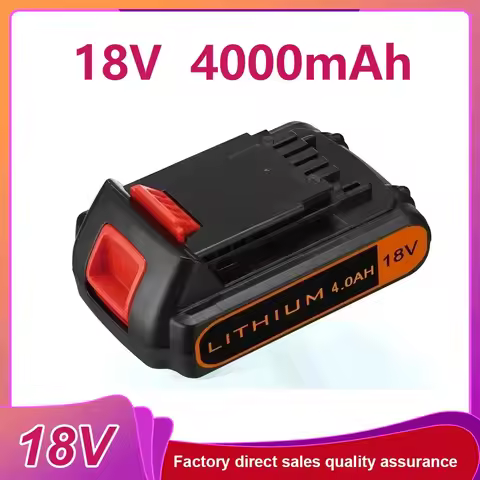 For Black & Decker 18V 3.0Ah 4.0Ah Battery Max Lithium LBXR20 LB20 LBX20 LST220 LB2X4020 for Black &