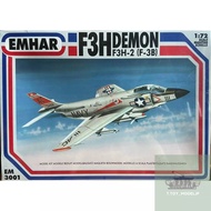 EMHAR 1/72 F3H Demon F3H-2 F-3B Fighter Aircraft Model Assembly