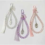 33 crystal prayer beads / beautiful crystal prayer beads / tassel crystal prayer beads / cute crysta