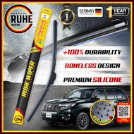 Ruhe Wiper Toyota Prado 2009 - New Present Original High Quality Soft Silicone Car Wiper Silicon Ker