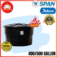 400/500 Gallon Deluxe Polyethylene Round Type Water Tank