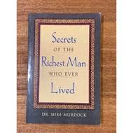 Secrets OF THE Richest Man WHO EVER Lived book by DR. MIKE MURDOCK