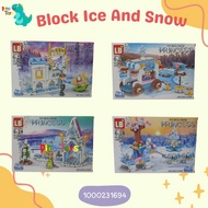 [1000231694] Block Ice and Snow Princess 4in1