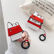 預訂要等 加急加錢‼️snoopy apple airpods airpod air pods case cover 12pro3 史努比史路比 蘋果無線耳機套耳機殼