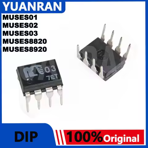 1Pcs/lot Original New MUSES02 02 / MUSES01 01 / MUSES8820 8820 MUSES03 03 /MUSES8920 8920 DIP-8 In s