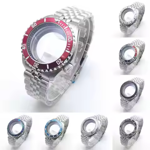 27 colors 42mm 007 Case SKX Watch Case With Sloping Bezel For NH34 NH35 NH36 NH38 NH70 NH72 Movement