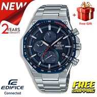 (รับประกัน 1 ปี) คาสิโอ นาฬิกา นาฬิกาคาสิโอ EDIFICE รุ่น EQB-1100XYDB-2A นาฬิกาผู้ชาย กันน้ำ