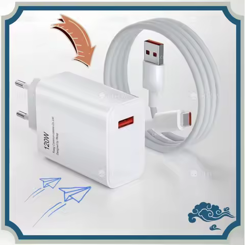 120W Xiaomi Original Charger Turbo FAST Charger for Mobile Phones Battery Charger Power Adapter Xiao