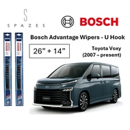 Wiper Toyota Voxy Wiper 26"+14" Bosch Advantage U Hook Front Wiper BA2614