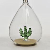 [15 Minutes Hourglass Timer] Creative 15 Minutes Cactus Hourglass Timer 3D Shape Hourglass