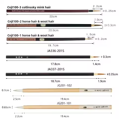 Kuretake ZIG Menso Calligraphy Brush Pen Cartoonist, Watercolor Painting, Comic Line Drawing&Illustr