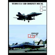 1/72 TUDM/RMAF F/A-18D HORNET WATER SLIDE DECAL