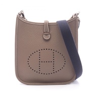【二手】愛馬仕 HERMES Evelyne TPM 女士單肩包 Etoupe 069426CK Etoupe 皮革 Evelyne TPM Etoupe 女士二手 A