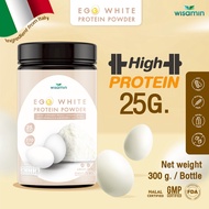 WISAMIN Egg White Protein Powder | 1 Bottle (300g) | Halal Certified | Lactose-Free | Gluten-Free | 