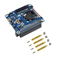 [Pggpey] Raspberry Pi 4 PoE hat 802.3af cấp nguồn qua dây mạng Ethernet bảng mở rộng với nhiệt độ qu