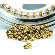 Gold Universal  Wheel Rivets Nuts For BBS RS Rim Lip Decoration Replacement Rivets ABS Plastic RR002