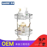 Kitchen Double Mesh Basket Bathroom Engineering S210WL-2 Triangle Stainless Steel Shelf Storage Bask