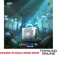 SUPER FLOWER LEADEX III GOLD ARGB 850W 80 PLUS GOLD ATX POWER SUPPLY