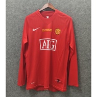 2007/08 Manchester united retro AIG long sleeves RONALDO soccer jersey
