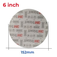 【Tech-savvy】 3M Trizact Foam Disc 02085 02087 30662 Flocking Sponge Sandpaper 3/6 Inch Self-adhesive