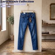 LarisMois Collection Skinny Slim Fit A2F Men's Long Jeans - Size 34