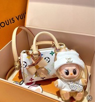 現貨! Louis Vuitton LV nano speedy 白三彩 TM tm lv limited 村上隆 黑三彩 all in bb Alma bb