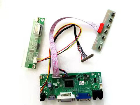 Yqwsyxl Control Board Monitor Kit for N141C3-L01 N141C3-L02 N141C3-L03 HDMI+DVI+ VGA LCD LED screen 