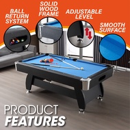 8ft Pool Table Meja Pool 8ft American billiard table Snooker set meja pool murah