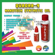 Quadra 9 Nanotech Synthetic Oil Perawatan Mesin Meningkatkan Torsi dan Akselerasi Mesin Motor Mobil