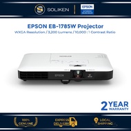 Epson EB-1785W WXGA 3LCD 3200 lumens Wireless Ultra Slim (44mm) Portable Projector