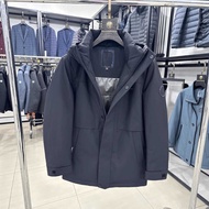 Haijia Winter Style Duck Down Tooling Hooded Tooling Style Hooded Comfortable Contrast Color Letter 