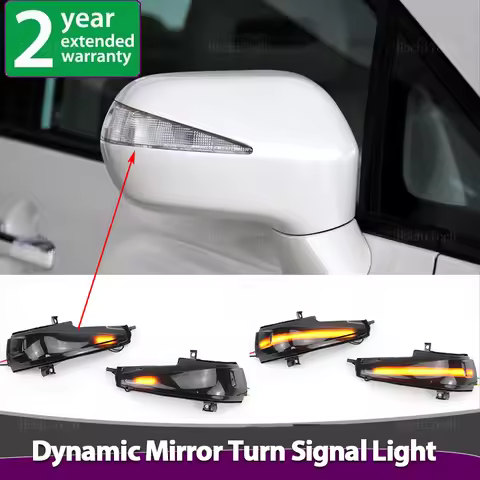 For Honda Civic Mk8 Sedan FD1 FD2 FD3 2D 4D FA 1 2 3 4 Dynamic LED Turn Signal Lights Rearview Mirro