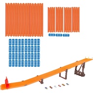 EXCLUSIVE NEW Bundle Set of Hot Wheels Super 6-Way Raceway Toy Car Tracks, 8-legged Tracks, 6 Cars