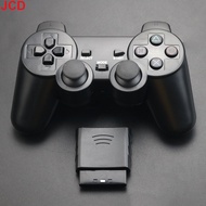 Tay Cầm Chơi Game Không Dây JCD Cho PS2 Tay Cầm 2.4G Rung Đôi Sốc Joypad USB PC Bộ Điều Khiển Trò Ch