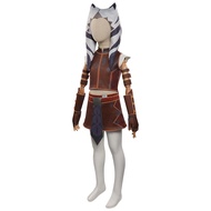 Kids Tales of the Jedi -Ahsoka Tano Cosplay Costume Outfits Halloween Carnival