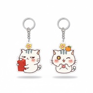 Welcome big belly Ami Cat keychain CNY
