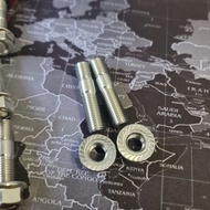 Stud kit M10 x 1.25 45mm Stainless steel for JDM Turbo TD04 TD05H Evo123 Evo9 Evo X (1set 2pcs) Turb