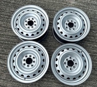 15吋JECT鐵鈴4x100 4x114.3 ,6J45 k car 細車啱用